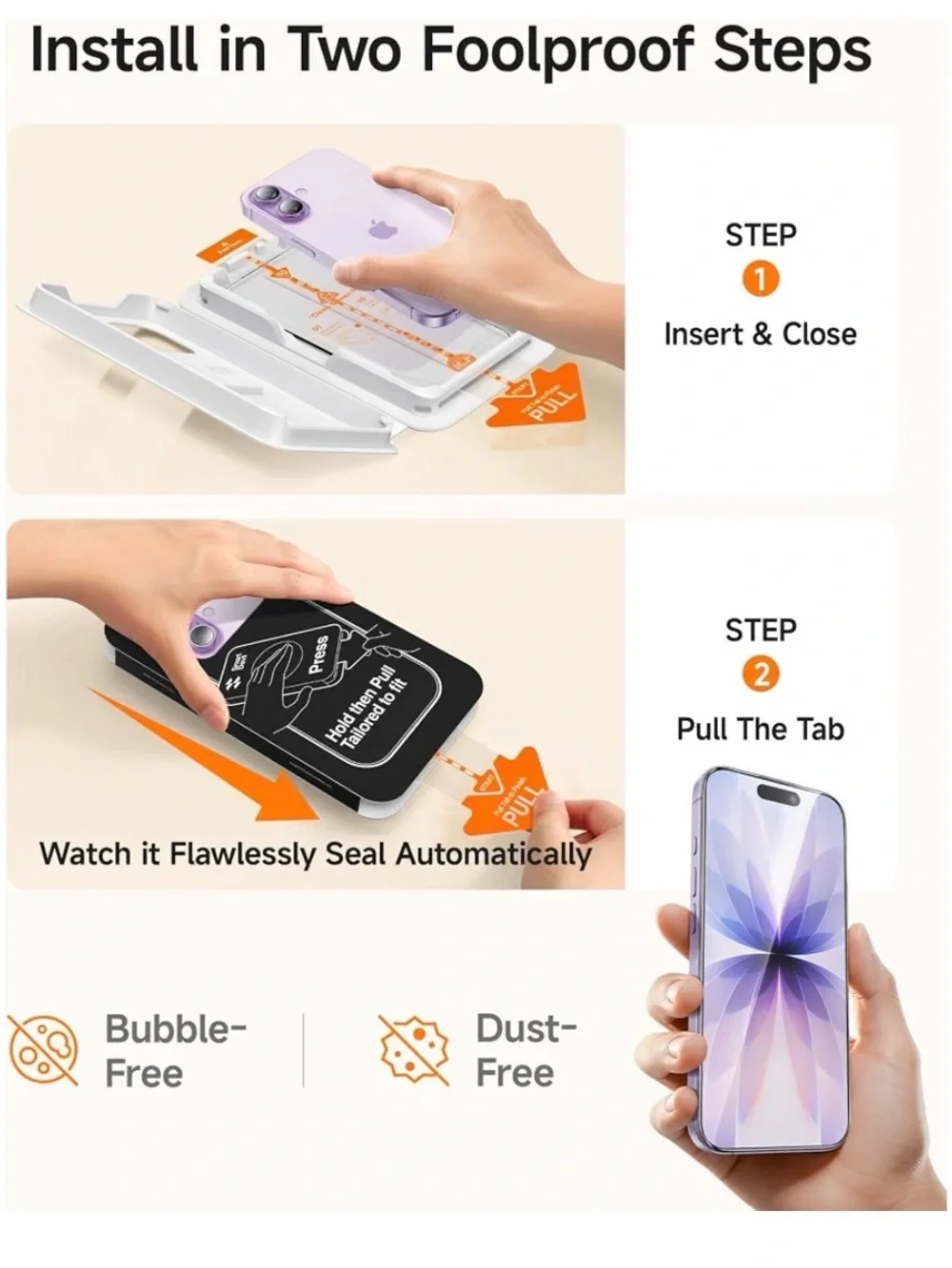 3Pack Screen Protector For I phone 17 optical clear 9H tempered Glass